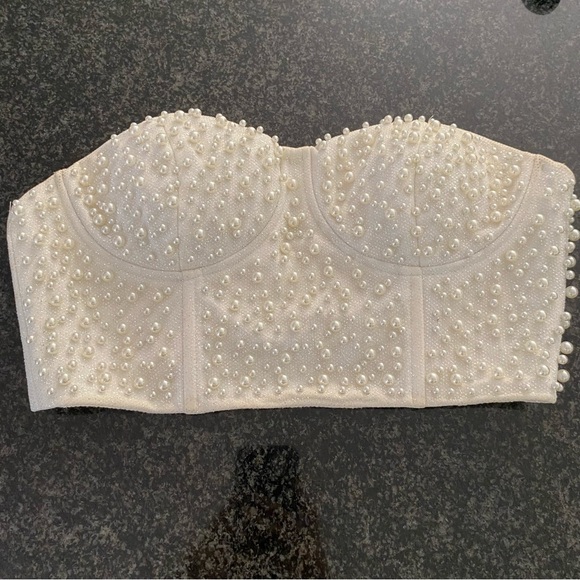 Akita corset pearl top - Picture 1 of 4